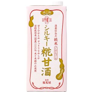 清酒啤酒廠純淨的米絲滑曲Makji Amazake紙包1000ml