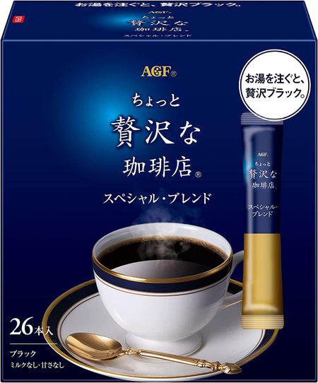 Ajinomoto AGF A Little Luxury Coffee Shop Personal Instant Coffee Special Blend 26 bottles