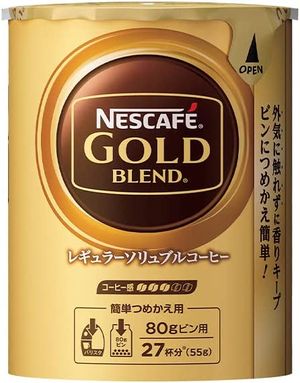 雀巢Nescafe Gold Blend Eco＆System Pack 55G补充