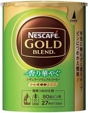 雀巢Nescafe Gold Blend香水华丽的生态和系统包55G补充