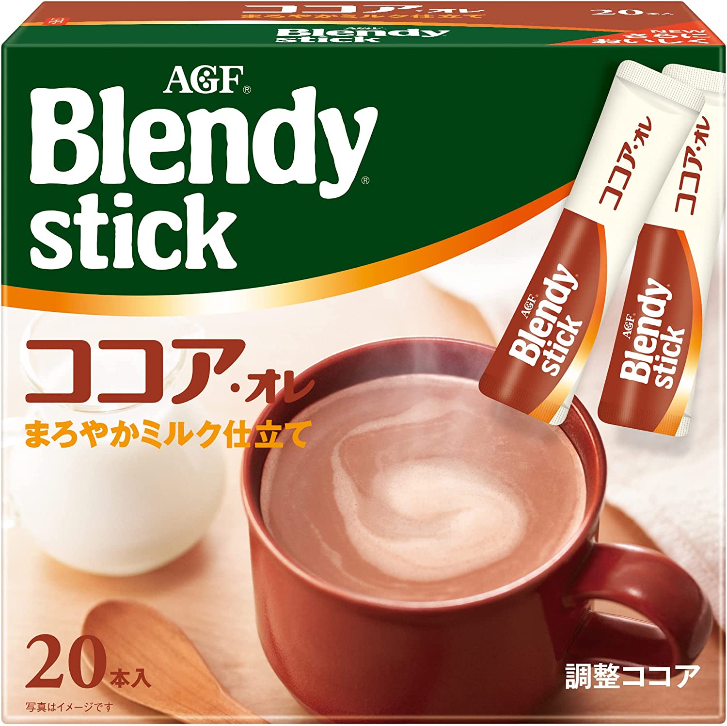 味之素AGF Blendy Ajinomoto Agf Brendy Stick Cocoa 20件