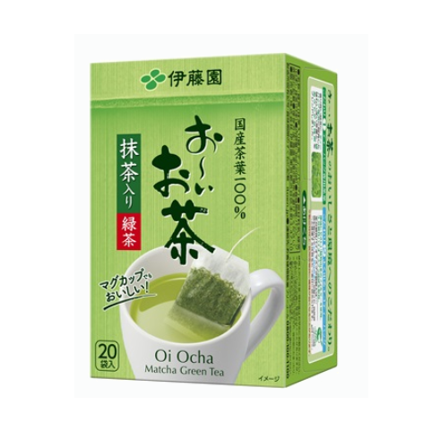 伊藤園 ITOEN OI海洋生態Tabag綠茶（帶有抹茶）20袋