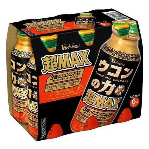 하우스 심황의 힘 초MAX(맥스) 음료 120mL×6개 (팩)