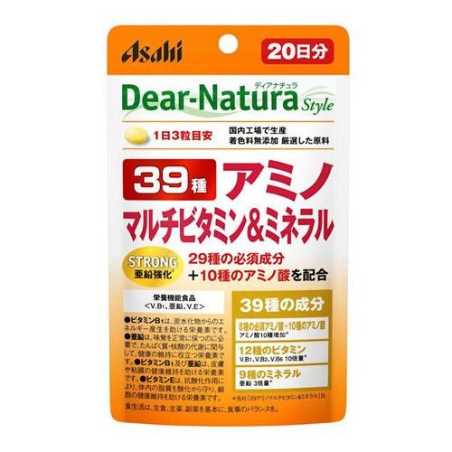 Diana Tula Strong 39氨基多种维生素和矿物质60片（袋类型）