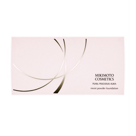 MIKIMOTO COSMETICS MC Moist Powder Foundation Case with Dedicated Sponge
