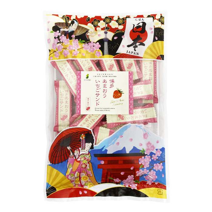 株式会社親和園 REIKA JAPAN 博多甘王草莓夾心餅乾 20入