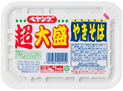 【Set of 12】 [Box sale] Peyang sauce yakisoba super large type cup 237g