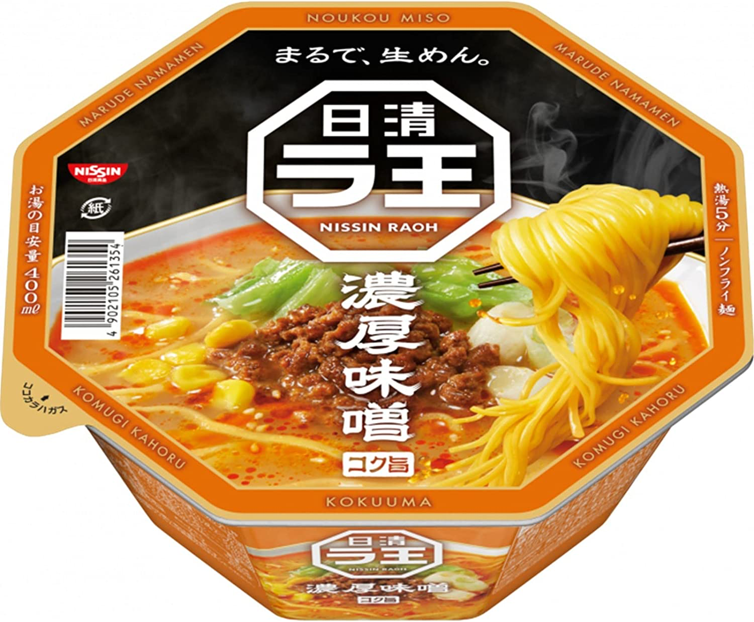 [12 세트] Nissin Foods Nissin La King Thick MISO 118G