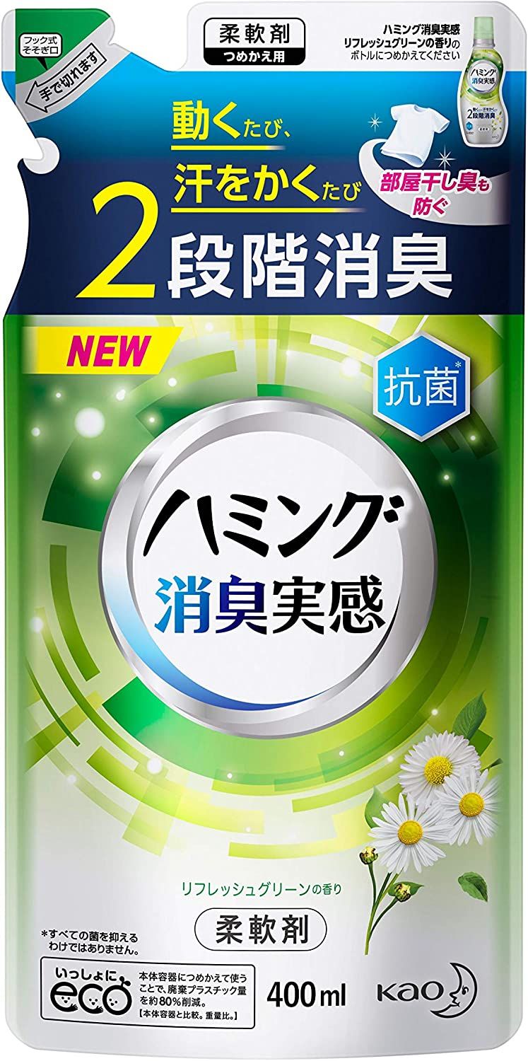 Kao Humming除臭劑感覺刷新綠色補充400ml