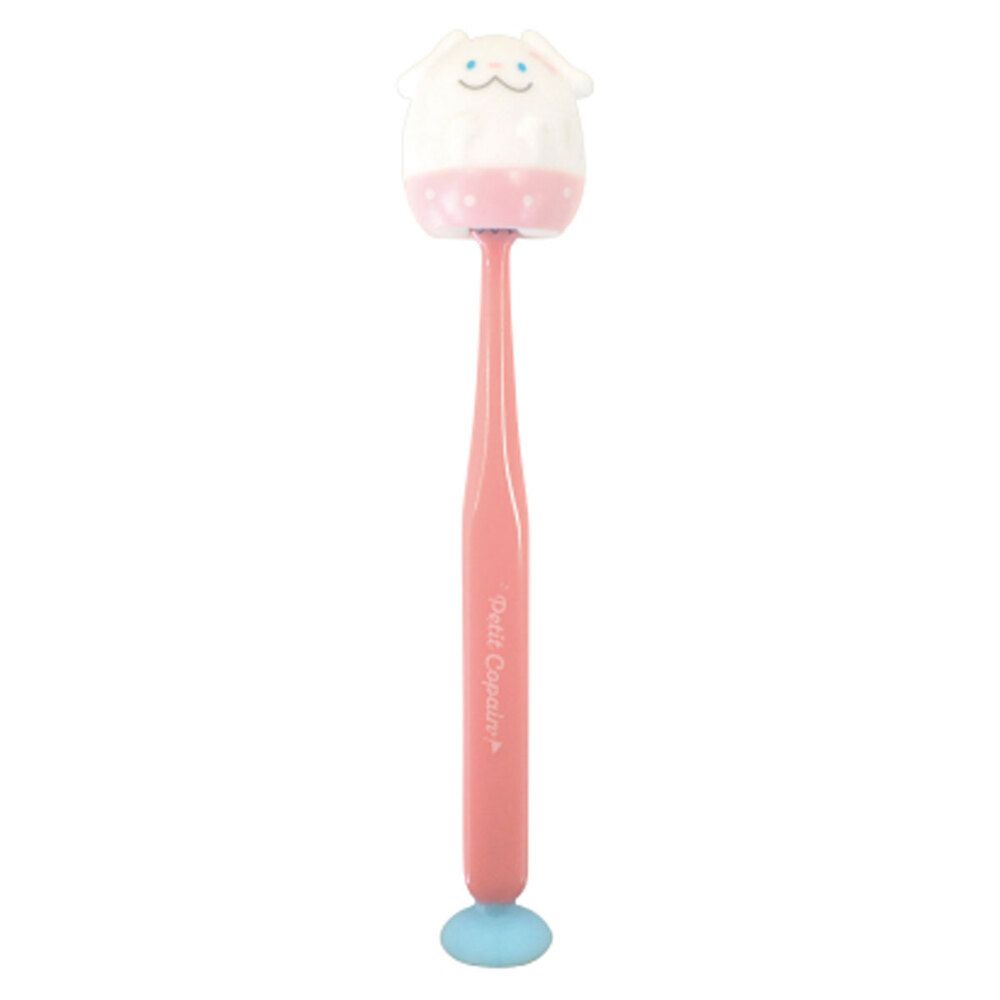 Ecan Panny Mascot Cap Dental Brush with suctionplant rabbit