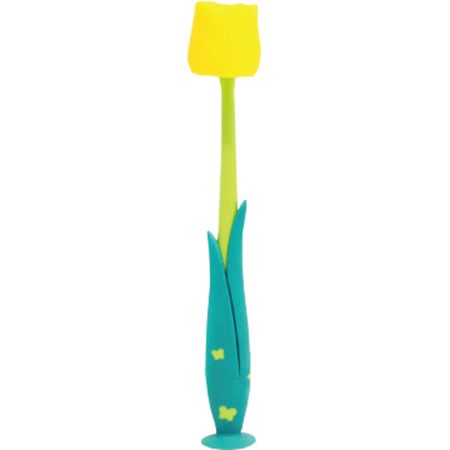 U Company pitatto Flores Tulip Toothbrush with Suction Cup