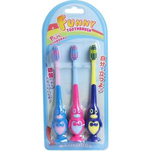 Ecan Panny PITATTO Fanny toothbrush with sucker penguin