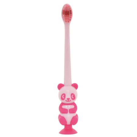 U Company pitatto Panda Toothbrush with Suction Cup and Cap
