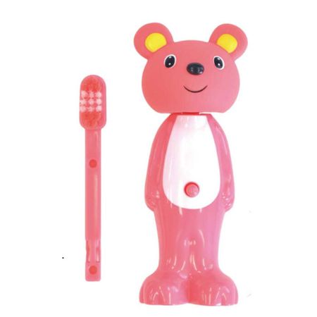 U Company Bounce Up Toothbrush with Replacement Brush Pinky