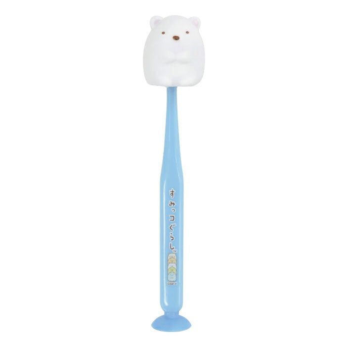 Ecan Panny Sumiruko Gurashi sucker & Cap Mascot toothbrush Shirokuma