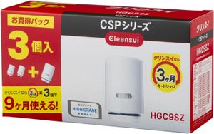 三菱化学 Cleansui 净水器替换滤芯 3 件装 CSP 系列 HGC9SZ