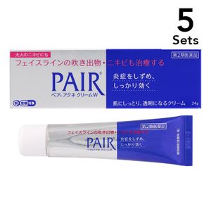 [Set of 5] [Class 2 pharmaceuticals] Pair Acne cream w 24g Single item