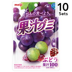 【Set of 10】 Meiji Juice Gummon Vapor 51g
