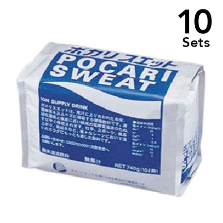 [Set of 10] Pocari Sweat Powder for 10 liters, 740g