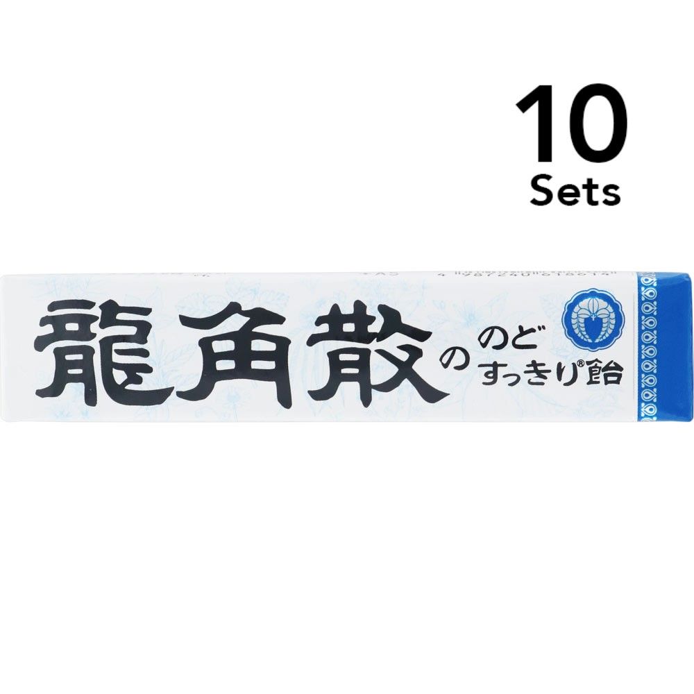 【10個セット】龍角散ののどすっきり飴スティック 10粒