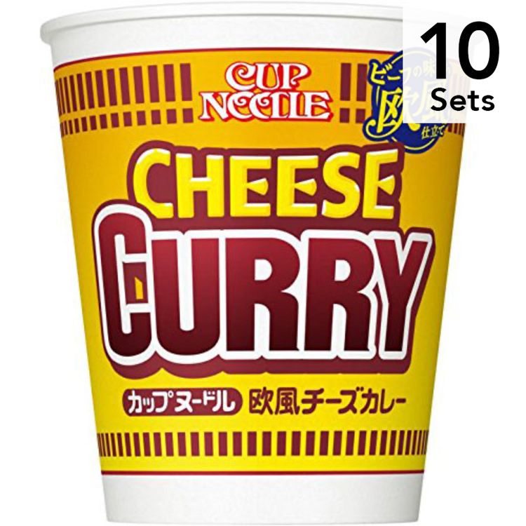 10-Pack Nissin Cup Noodles European-Style Cheese Curry 85 g