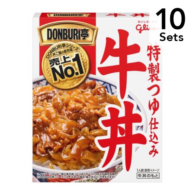 【Set of 10】 Glico Donburi Shei Gowon 160g