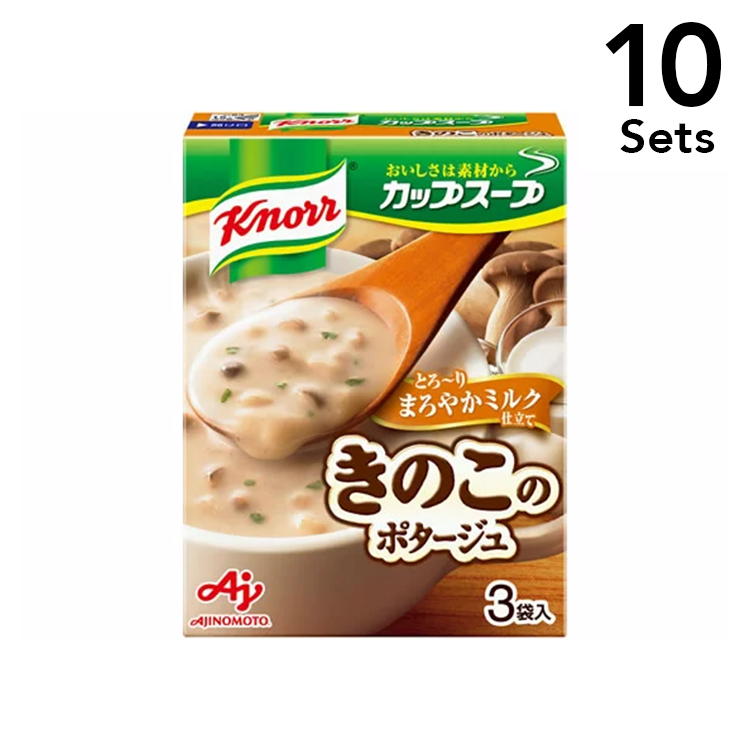 [ 10入組] 味之素 家樂 牛奶菇濃湯 3 袋