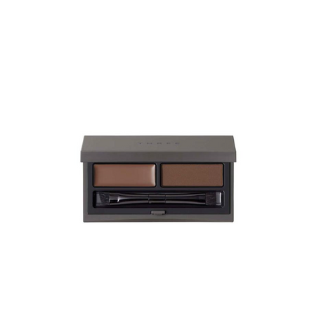 THREE Advanced Identity Brow Shaping Duo/ Color: 02 Light Brown