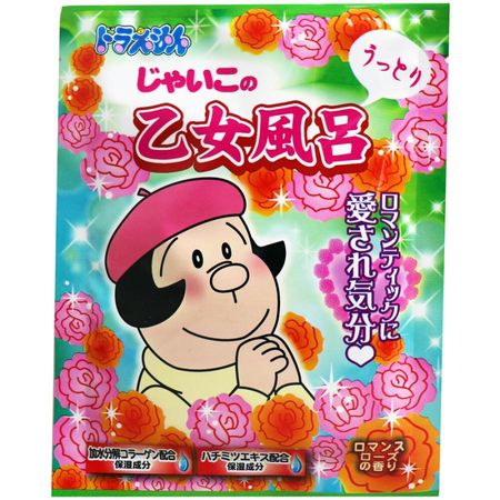 Doraemon Bath Powder Jaiko's Enchanting Maiden Bath, Romance Rose Scent