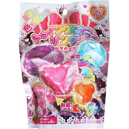 Twinkle 彩色沐浴球 酸甜草莓香味 發泡型入浴劑