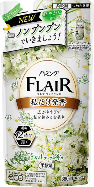 Kao Humming Flare Fragrance White Bouquet Scent Refill 380ml