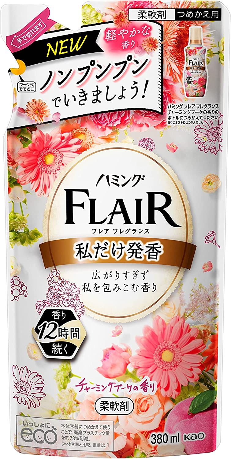 花王 Humming Flair Fragrance 魅力花束香氛 補充包 380ml