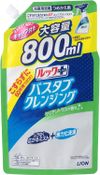 라이온 룩플러스 욕조 클렌징 욕실용 세제 클리어 시트러스 향 리필 대용량 800ml