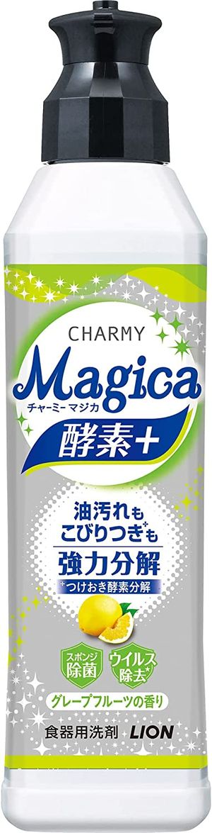 Lion Charmie Magica Detergent Enzyme+ Grapefruit Fragrance 220ml