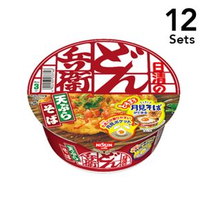 【Set of 12】Nissin Food Donbei Tempura Soba East Cup 101g