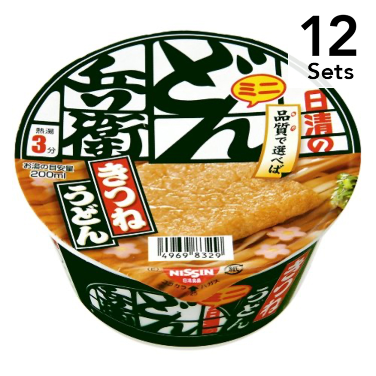 日清食品 日清兵衛 [ 12入組] 日清食品咚兵衛烏龍麵迷你東日本 42g