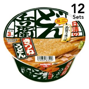 【Set of 12】Nissin Food Donbei Kitsune Udon Mini East Japan 42g