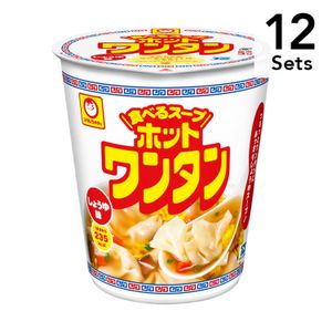 【Set of 12】Maru -chan Hot Wantan soy sauce 46g