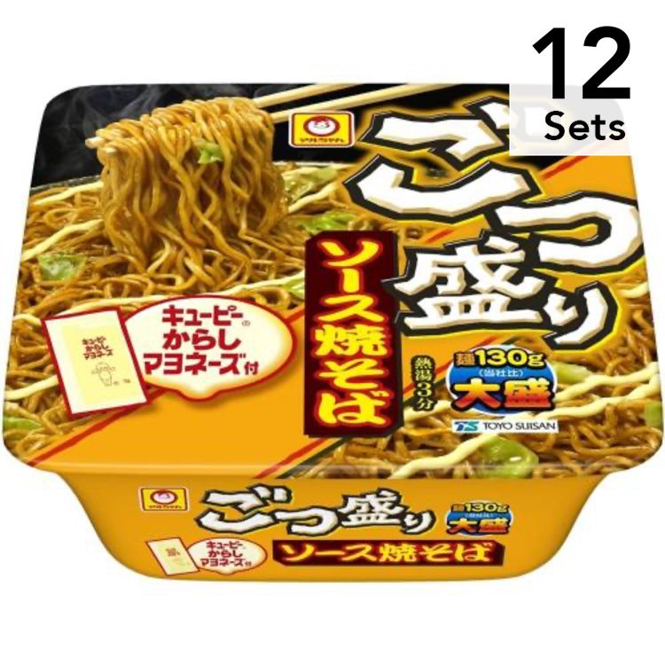 【Set of 12】Garge sauce Yakisoba Maru -chan