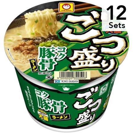 【12개 세트】고츠모리 진한 돈코츠 라멘 마루짱