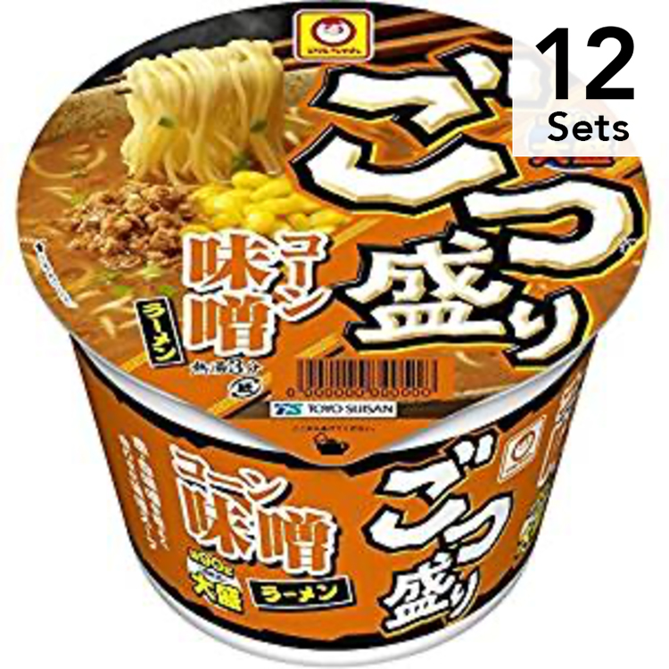 東洋水産 maruchan 【12件入組】 Maruchan Gotsumori玉米味噌拉麵
