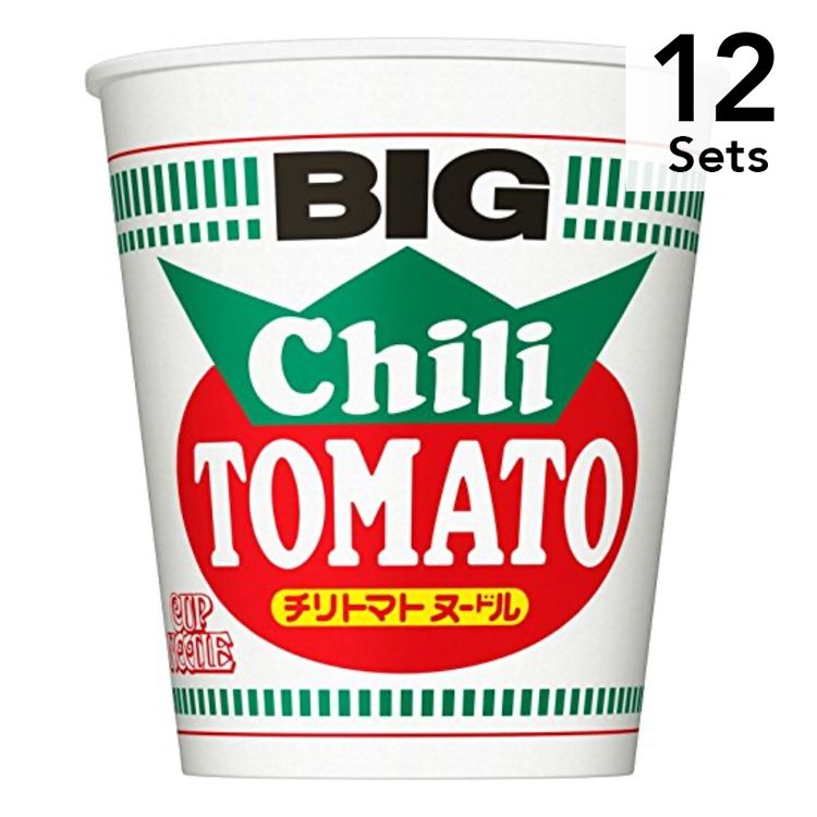 【12个装】日清食品 辣味西红柿 杯面 Big 105g