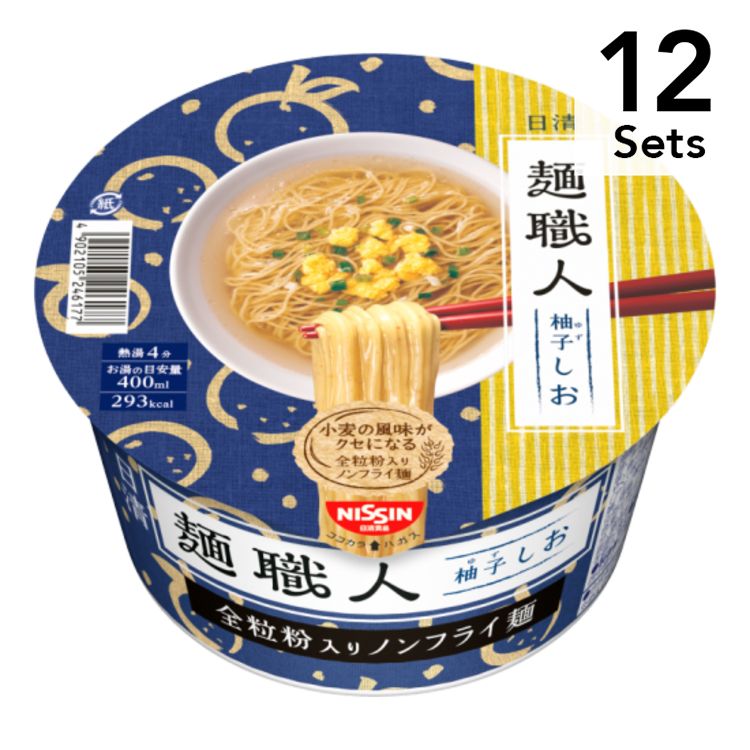 【Set of 12】 Nissin Nissin Noodle Craftsman Yuzu Shio 76g