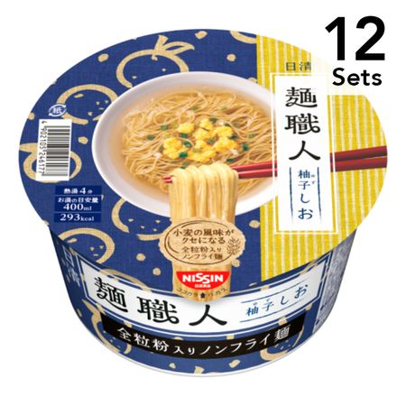 【12個セット】日清 日清麺職人 柚子しお 76g