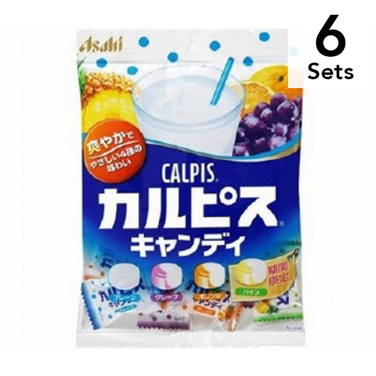 朝日食品集團 【6入組】Calpis 水果糖 100g