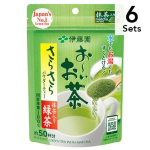 [Set of 6] Itoen Oi Ocha smooth green tea with matcha 40g (powder)