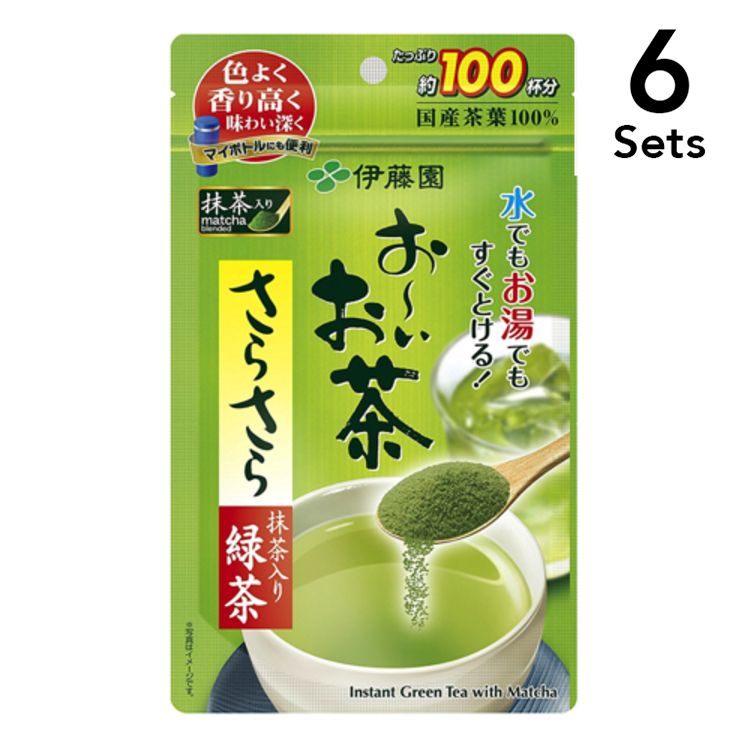 [Set of 6] ITO EN Oi Ocha Instant Green Tea with Matcha 80g