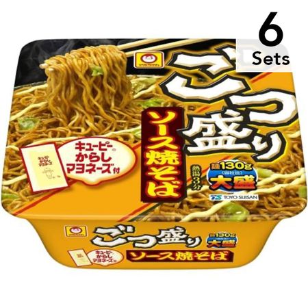 【6개 세트】고츠모리 소스 야키소바 마루짱