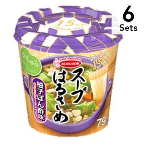 【Set of 6】Soup Harusame Yuzu Pan Vinegar taste