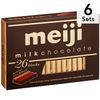 【Set of 6】Meiji Milk Chocolate BOX 120g